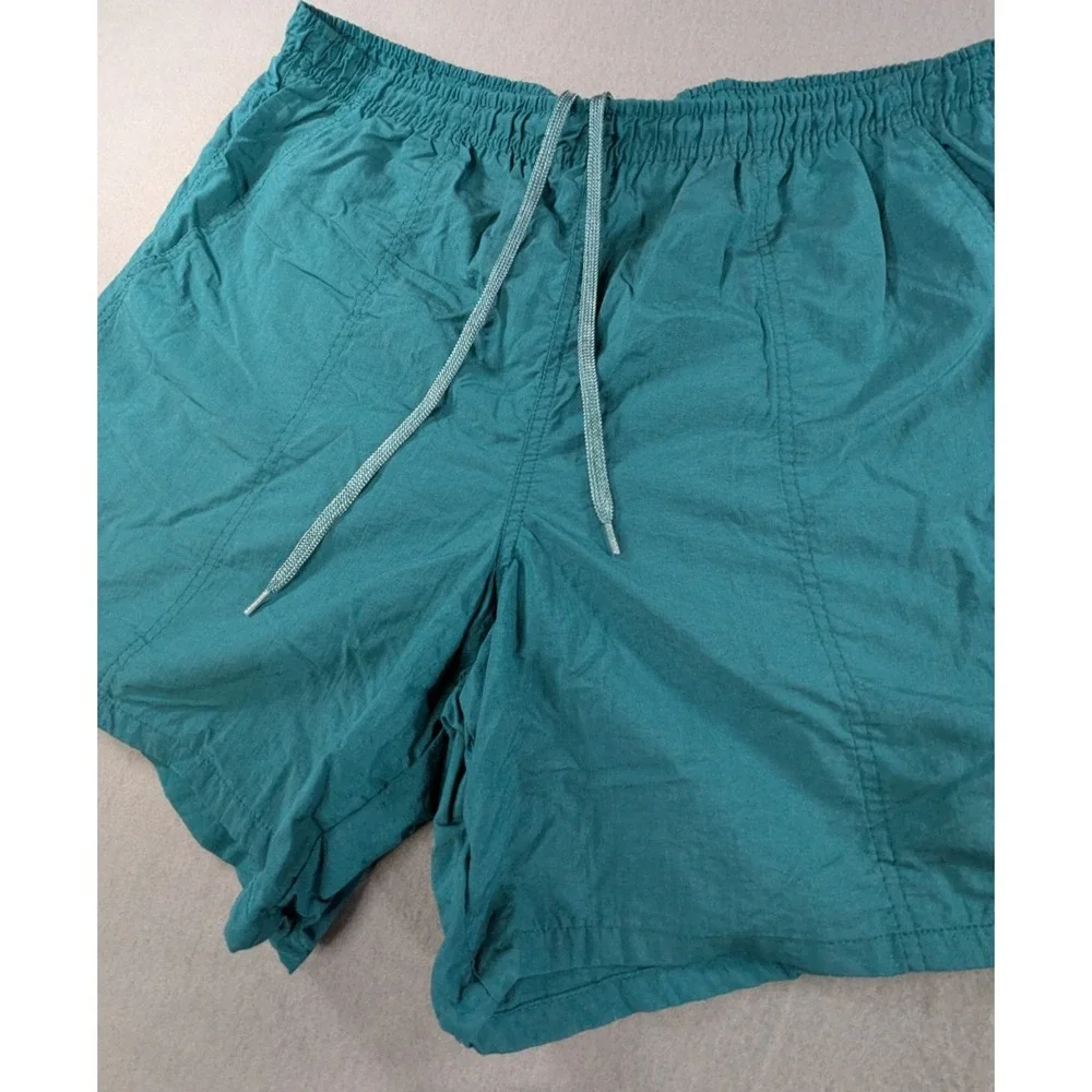 Speedo Mens Vintage‎ 90s Retro Swim Trunks Shorts Large Teal Green